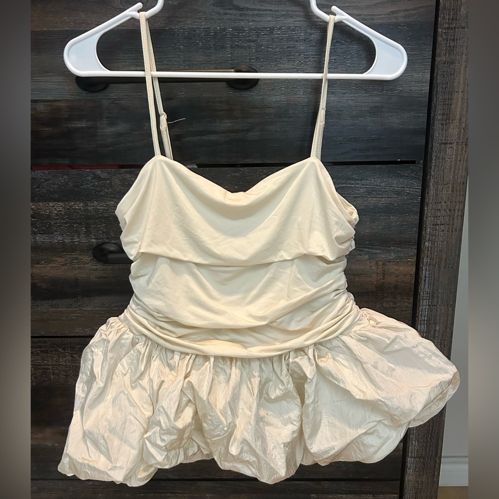 Chic Cream Women's Tank Top